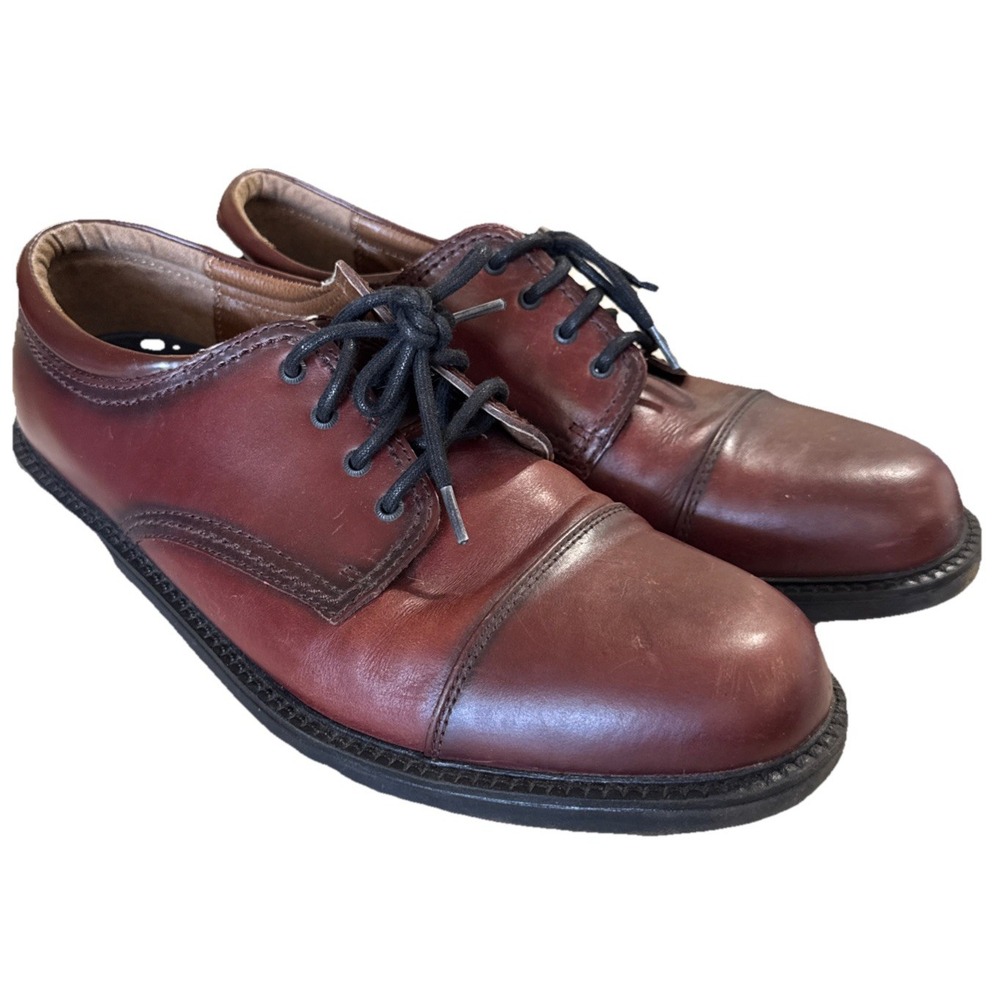 Dockers Mens 90-2219 Brown Dress Shoes Size 11M